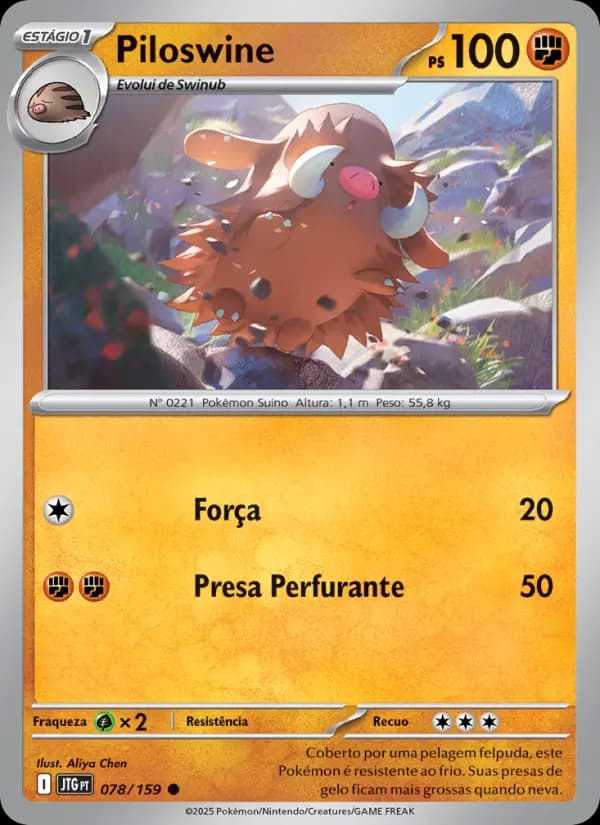 Piloswine, carta 078 de Amigos de Jornada
