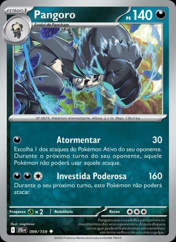 Pangoro, carta 099 de Amigos de Jornada