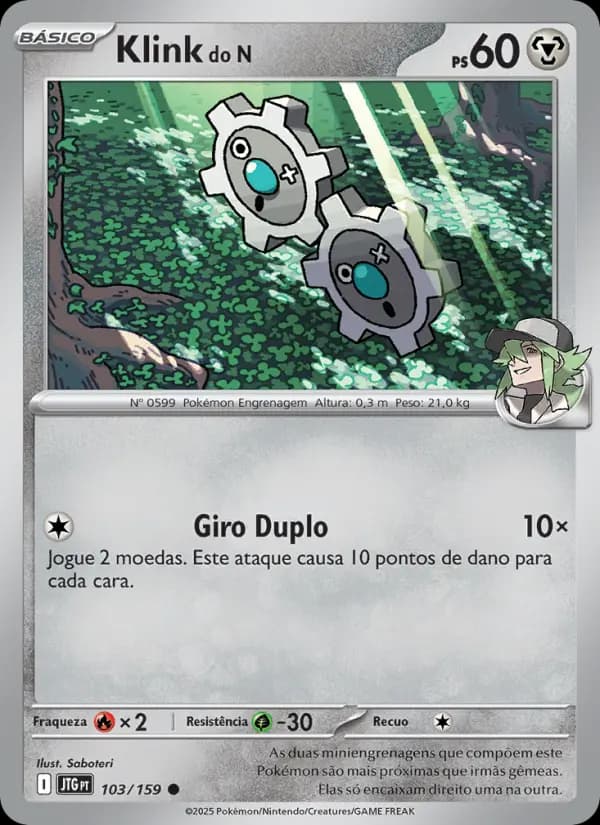 Klink do N, carta 103 de Amigos de Jornada