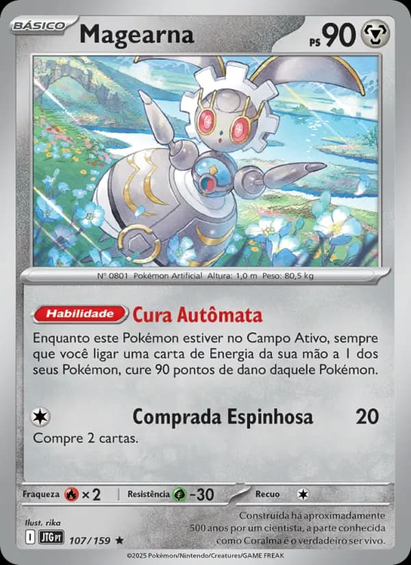 Magearna, carta 107 de Amigos de Jornada