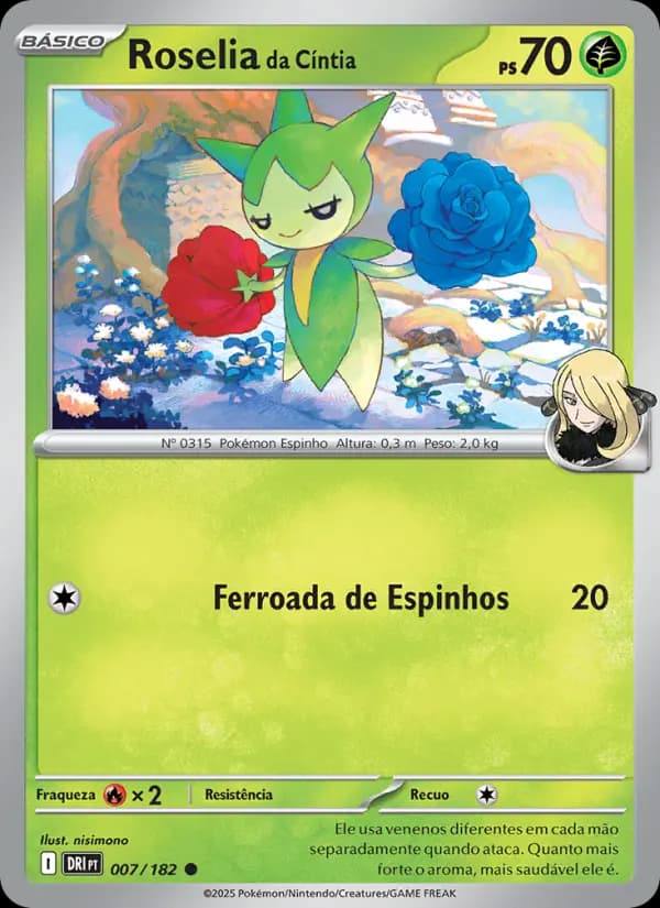 Roselia da Cíntia, carta 007 de Rivais Predestinados
