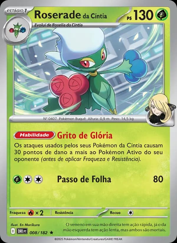 Roserade da Cíntia, carta 008 de Rivais Predestinados