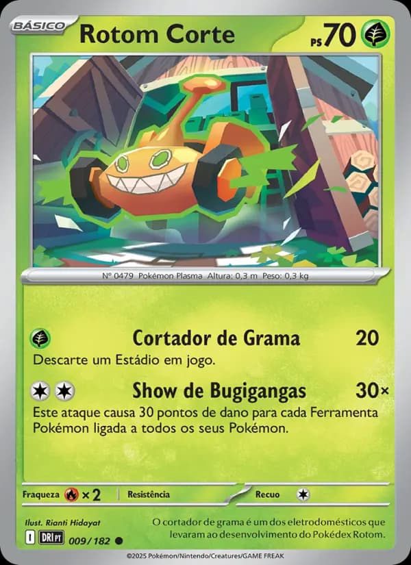 Rotom Corte, carta 009 de Rivais Predestinados