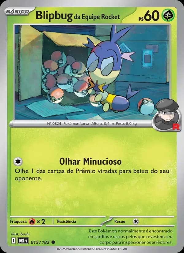 Blipbug da Equipe Rocket, carta 015 de Rivais Predestinados
