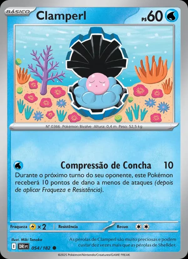 Clamperl, carta 054 de Rivais Predestinados