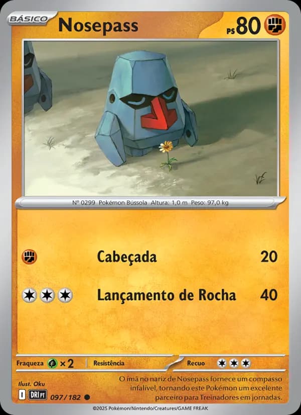 Nosepass, carta 097 de Rivais Predestinados