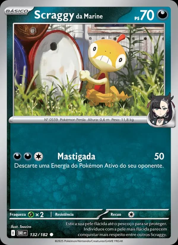 Scraggy da Marine, carta 132 de Rivais Predestinados