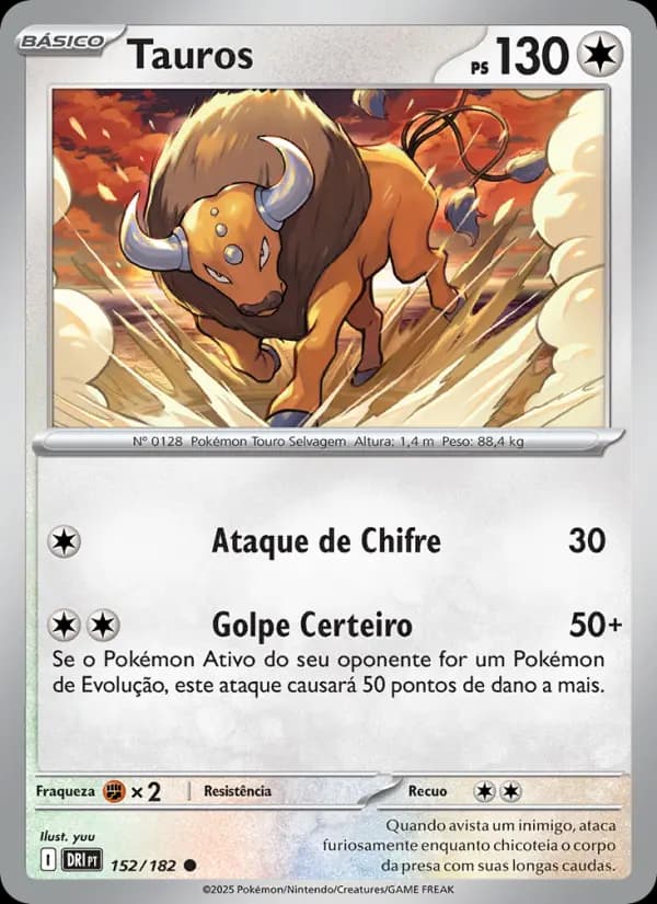 Tauros, carta 152 de Rivais Predestinados