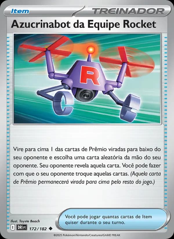 Azucrinabot da Equipe Rocket, carta 172 de Rivais Predestinados