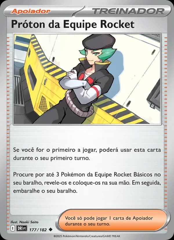 Próton da Equipe Rocket, carta 177 de Rivais Predestinados