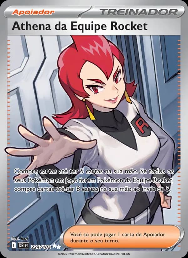Athena da Equipe Rocket, carta 224 de Rivais Predestinados