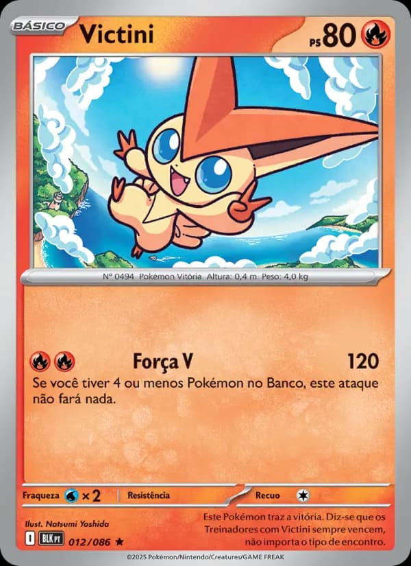Victini, carta 012 de Raio Preto