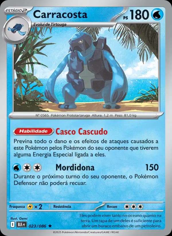Carracosta, carta 023 de Raio Preto