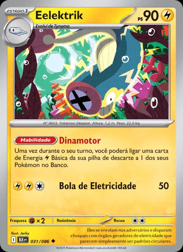 Eelektrik, carta 031 de Raio Preto
