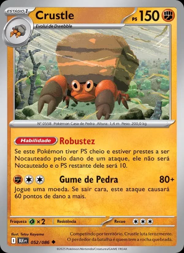 Crustle, carta 052 de Raio Preto