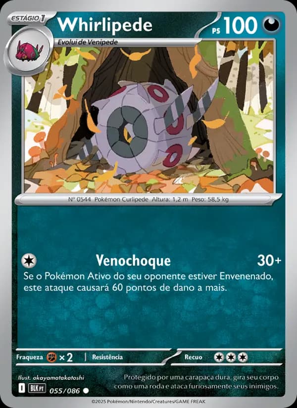Whirlipede, carta 055 de Raio Preto