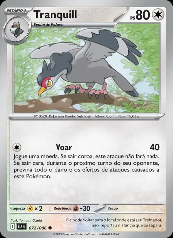 Tranquill, carta 072 de Raio Preto