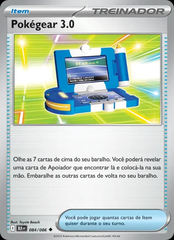 Pokégear 3.0, carta 084 de Raio Preto