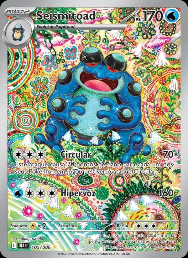 Seismitoad, carta 105 de Raio Preto