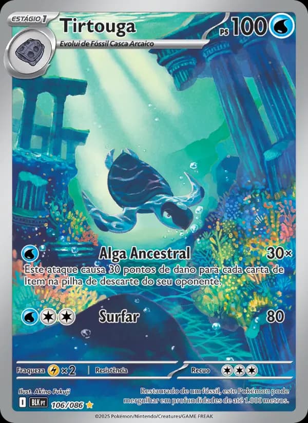 Tirtouga, carta 106 de Raio Preto