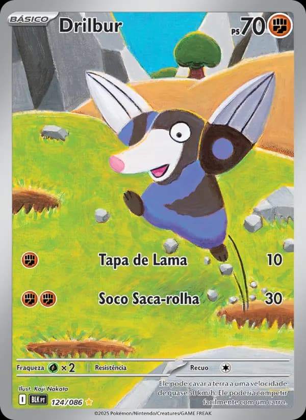 Drilbur, carta 124 de Raio Preto