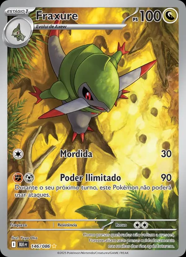 Fraxure, carta 146 de Raio Preto