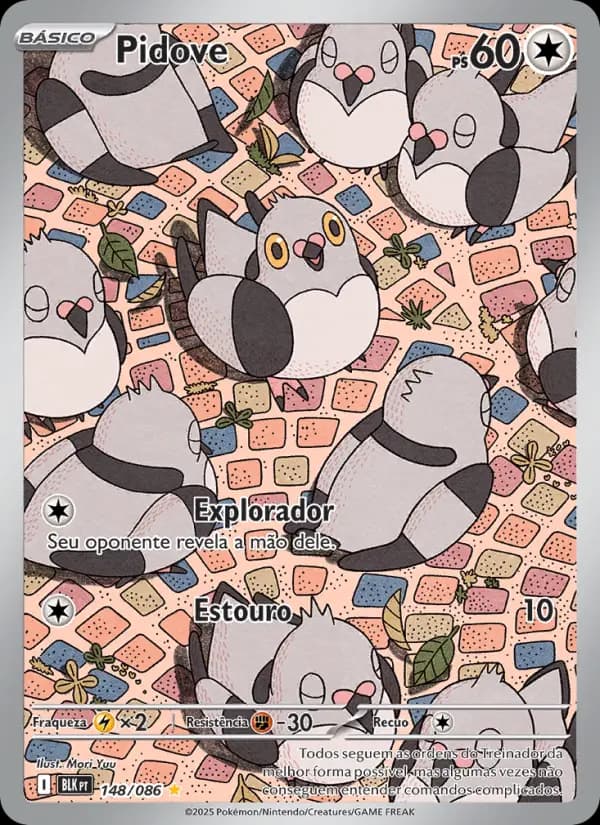 Pidove, carta 148 de Raio Preto