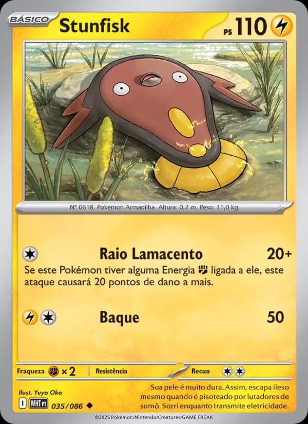 Stunfisk, carta 035 de Fogo Branco