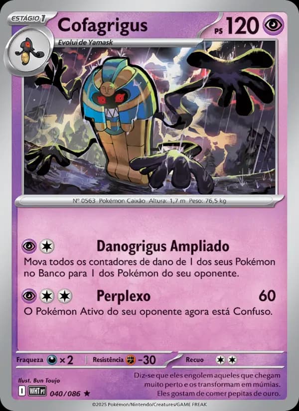 Cofagrigus, carta 040 de Fogo Branco