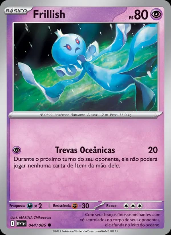 Frillish, carta 044 de Fogo Branco