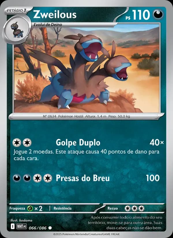 Zweilous, carta 066 de Fogo Branco