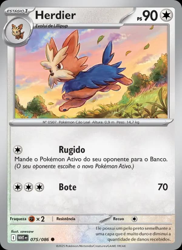 Herdier, carta 075 de Fogo Branco