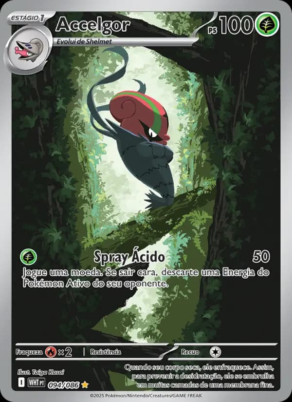 Accelgor, carta 094 de Fogo Branco