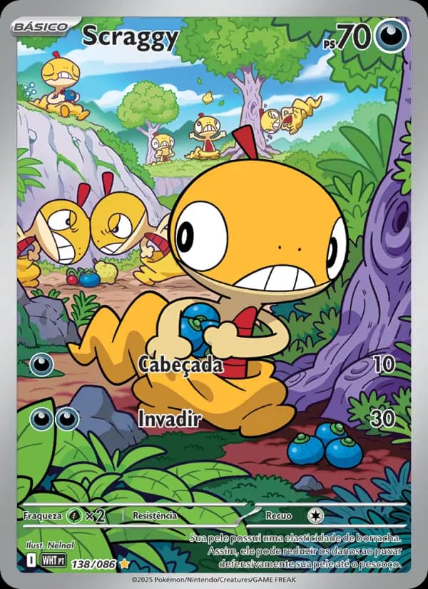 Scraggy, carta 138 de Fogo Branco