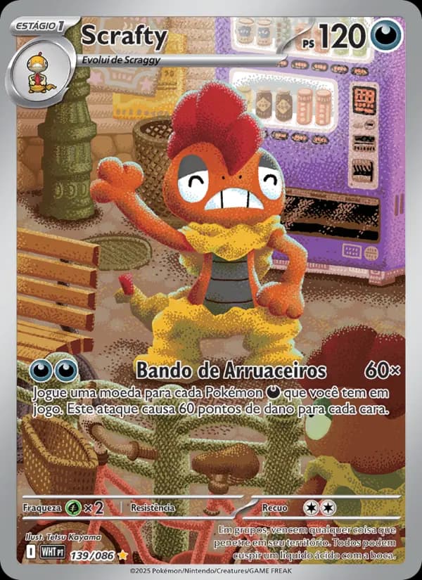 Scrafty, carta 139 de Fogo Branco