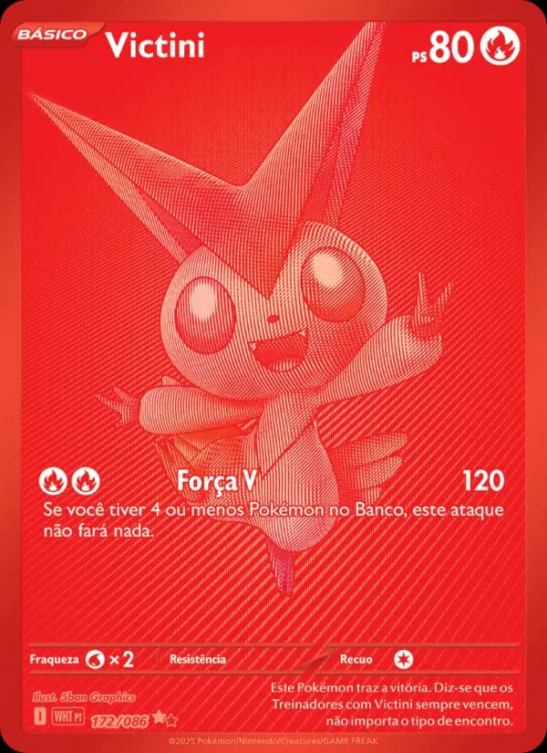 Victini, carta 172 de Fogo Branco