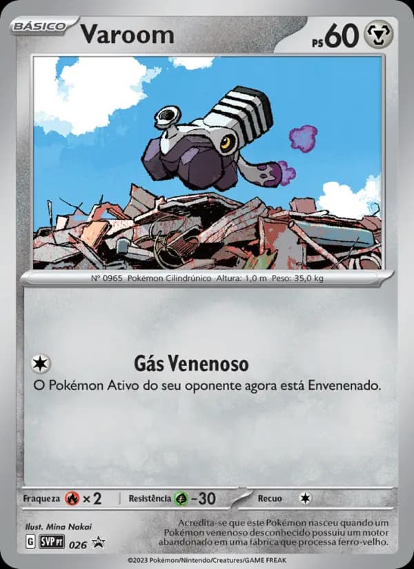 Varoom, carta 026 de SVP Black Star Promos