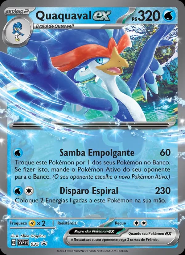 Quaquaval ex, carta 035 de SVP Black Star Promos