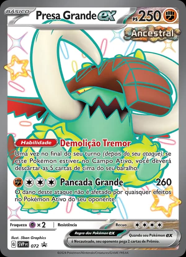 Presa Grande ex, carta 072 de SVP Black Star Promos