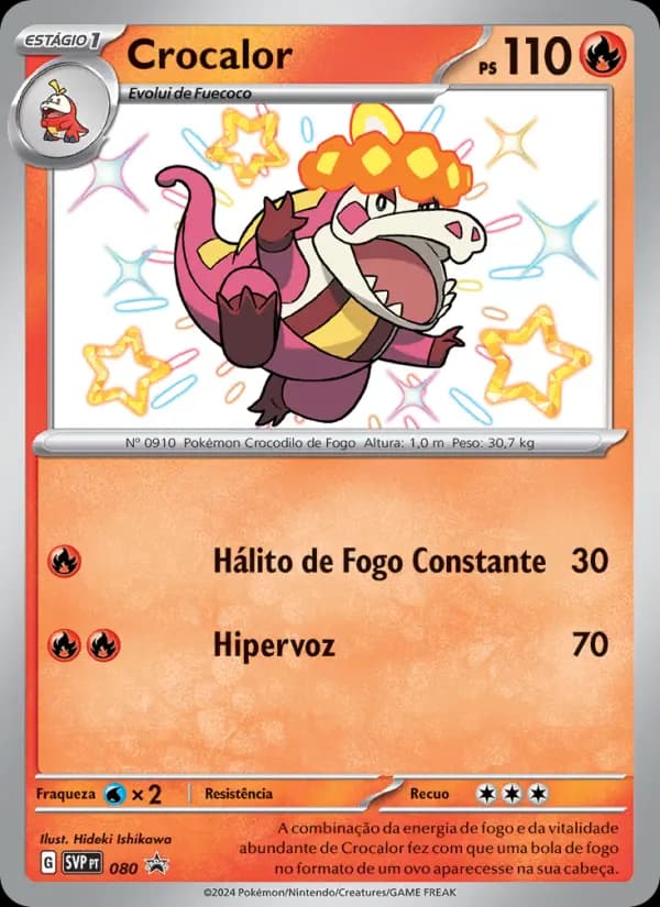 Crocalor, carta 080 de SVP Black Star Promos