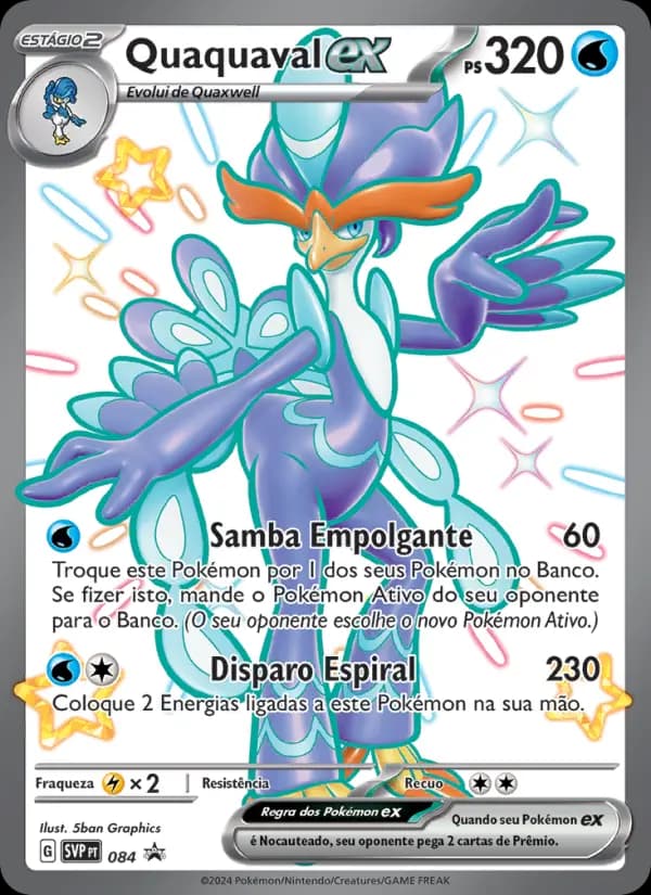 Quaquaval ex, carta 084 de SVP Black Star Promos