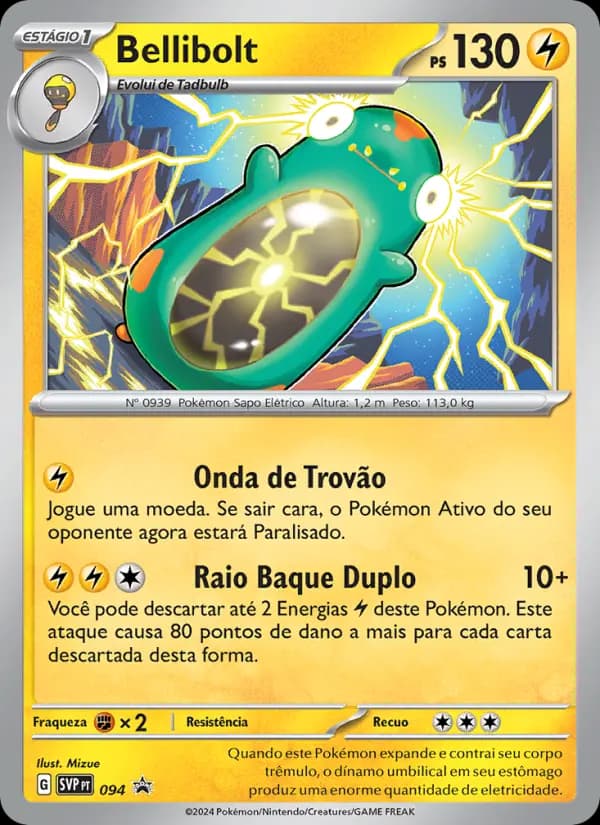 Bellibolt, carta 094 de SVP Black Star Promos