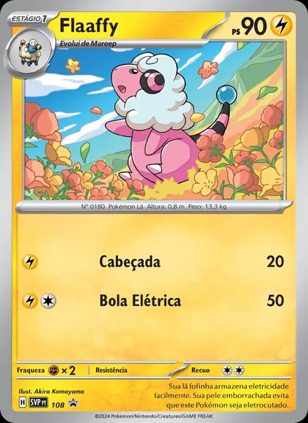 Flaaffy, carta 108 de SVP Black Star Promos