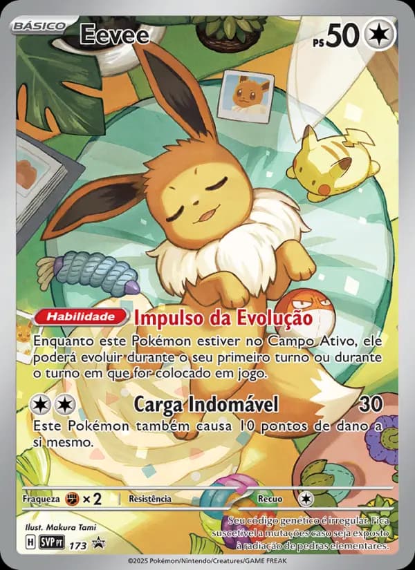 Eevee, carta 173 de SVP Black Star Promos