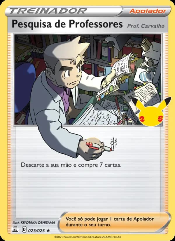 Pesquisa de Professores, carta 23 de Celebrações