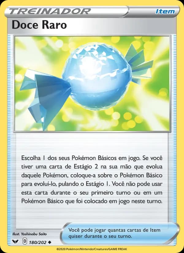 Doce Raro, carta 180 de Espada e Escudo