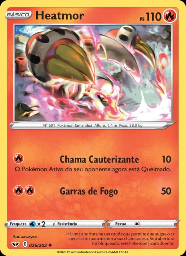 Heatmor, carta 26 de Espada e Escudo