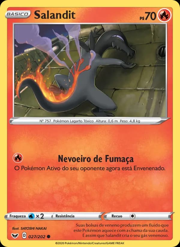 Salandit, carta 27 de Espada e Escudo