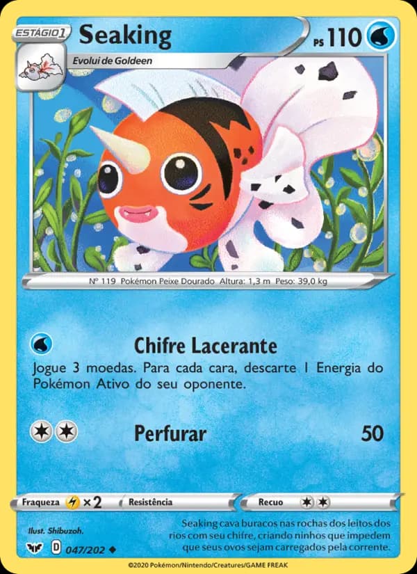 Seaking, carta 47 de Espada e Escudo