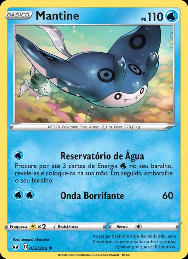 Mantine, carta 52 de Espada e Escudo